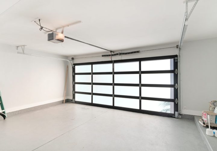 newly painted garage walls and concrete resurfacing